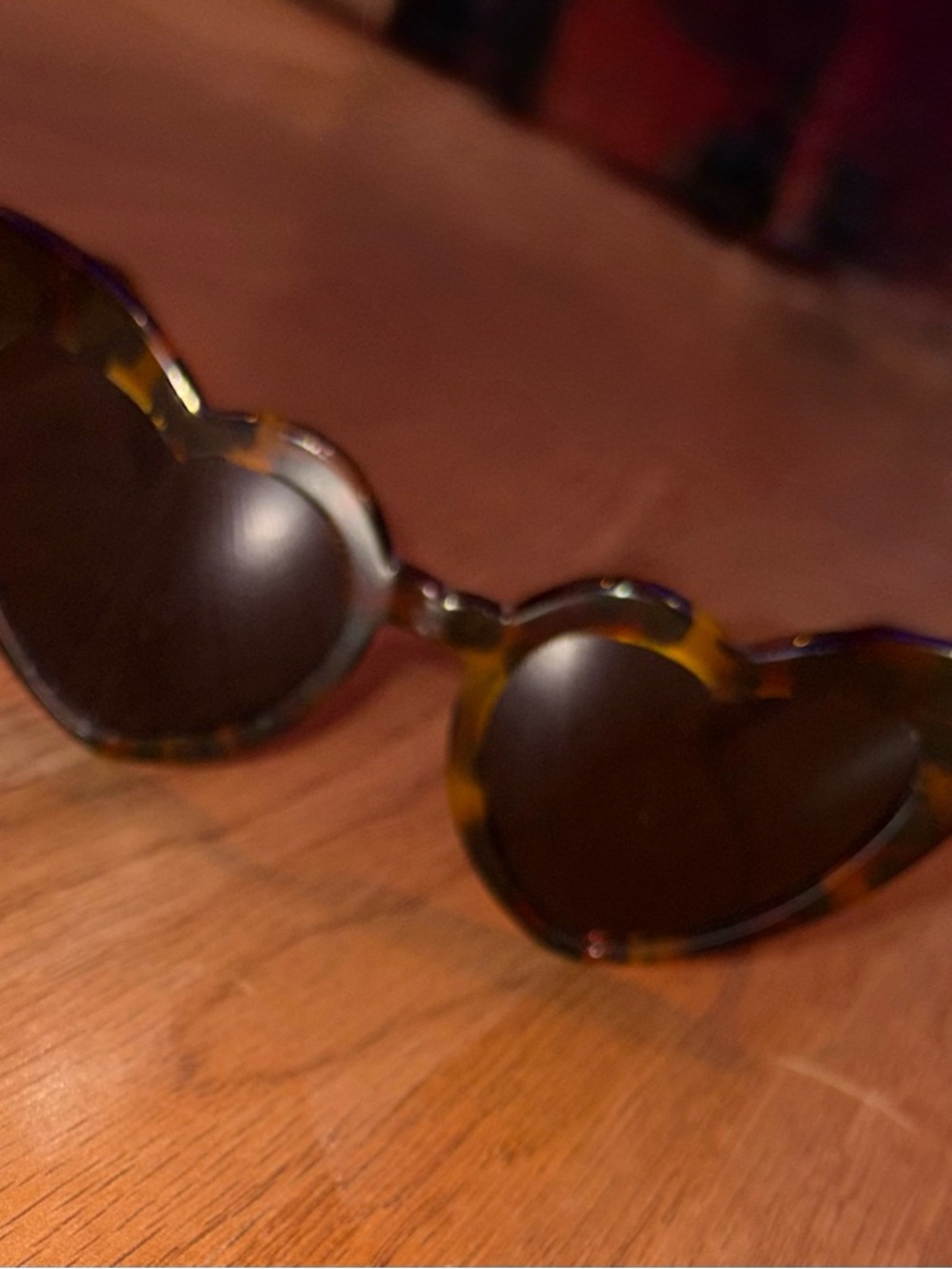 Saint Laurent LouLou 54mm Tortoiseshell Sunglasses - - Picture 4 of 7